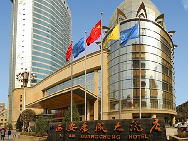 西安广成大酒店整体装修高档典雅,时尚华贵,将"崆峒文化"和"广成文化"