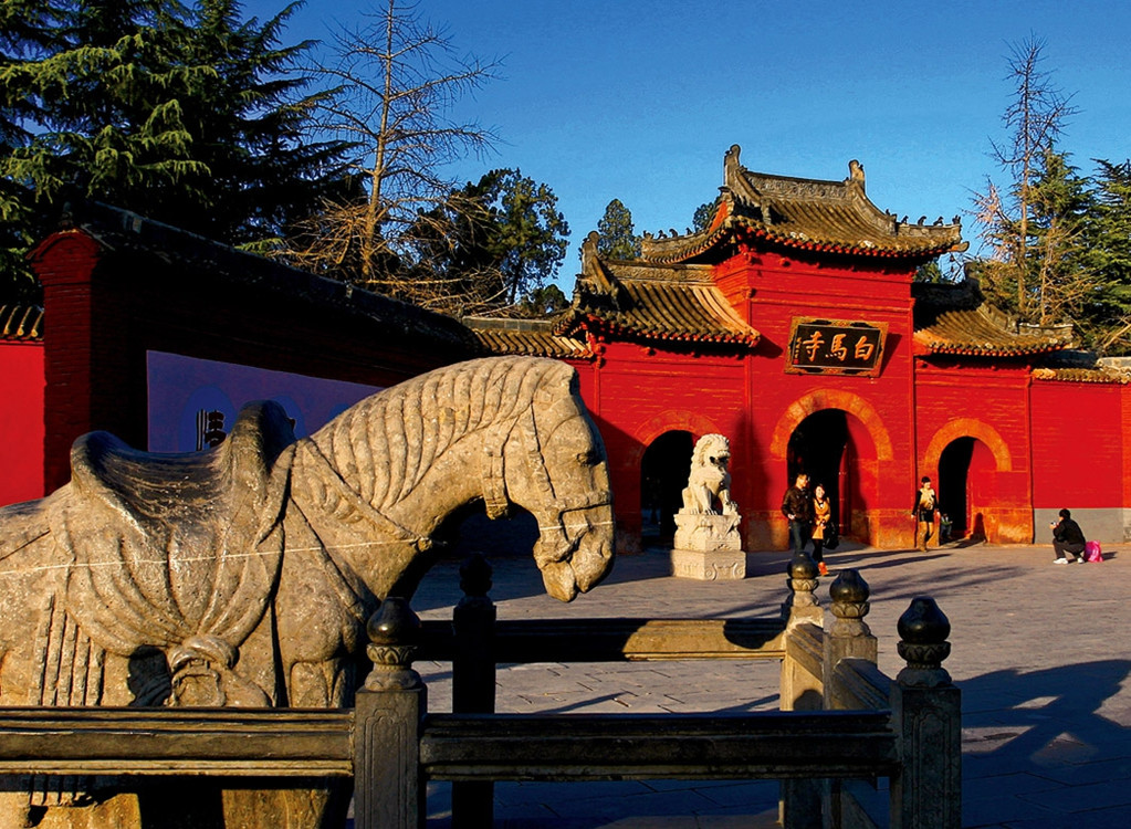  洛阳龙门石窟-白马寺1日游>感受世界文化遗产 探秘释