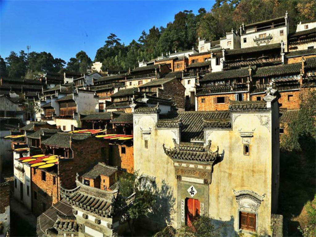  篁岭1日游>黄山市屯溪出发,梯云村落,夏游篁岭感受不一样的乡村