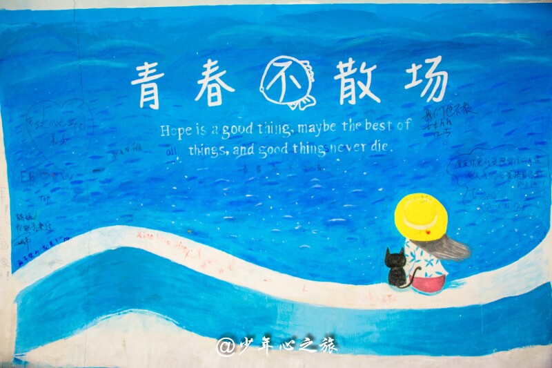 最潇洒的离去时永不回头的向前奔跑!