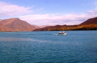泛舟喀纳斯湖