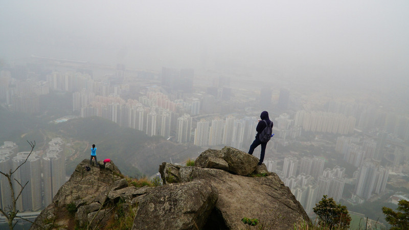 香港郊游(二—狮子山转运行 飞鹅山自杀崖