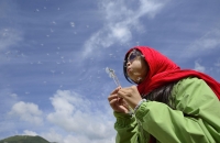 羌寨里感受民族风情