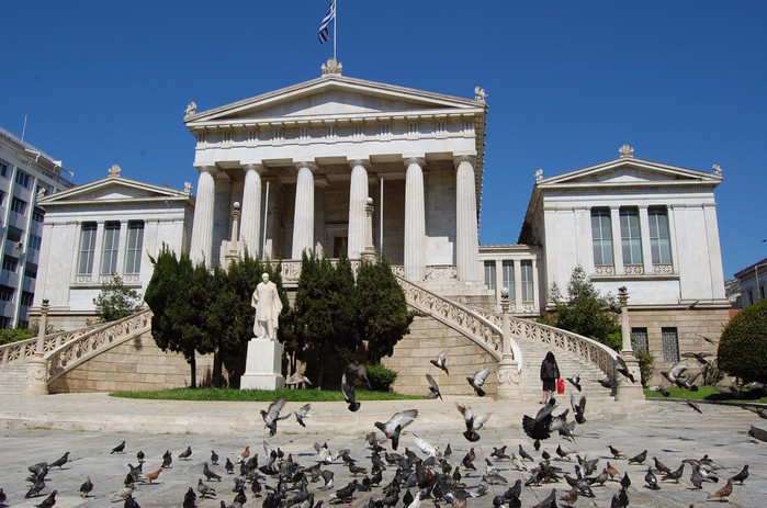 希腊雅典国家图书馆,1903年竣工.