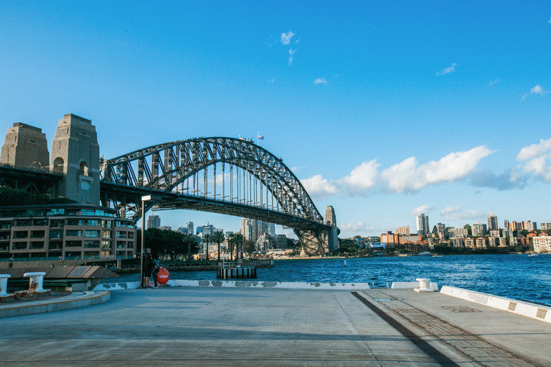 【海港大桥(sydney harbour bridge 位于悉尼