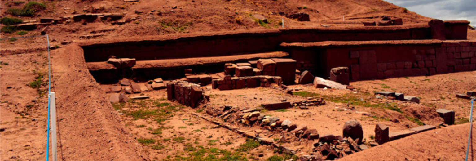 蒂亚瓦纳科古城遗址有3张图蒂瓦纳科(tiwanaku,旧写 tiahuanaco 或