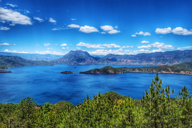 泸沽湖观景台