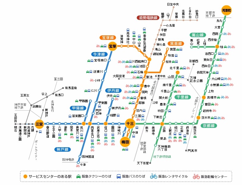 京都交通可以乘坐bus和地铁,bus格外发达,可以到达任何地方图片