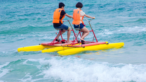 <海南三亚亚龙湾爱立方滨海乐园篝火夜潜1日游