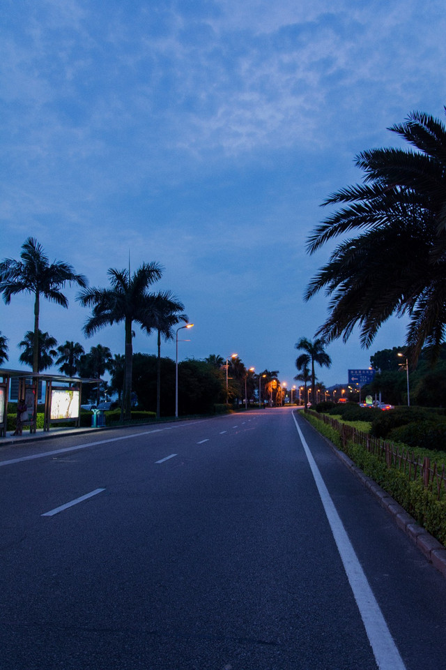 最后一个晚上,来环岛路散散步 环岛路绕着厦门