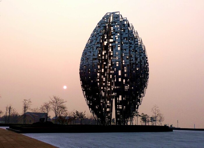 #过大年#雾霾中的大连开发区