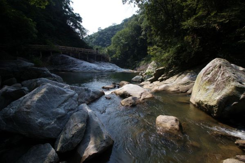 灵秀湖北,英山龙潭河谷