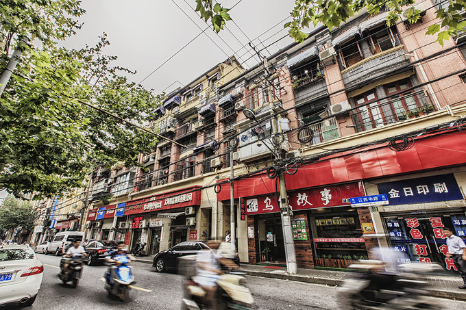 上海福州路文化街 两个红绿灯的时间.