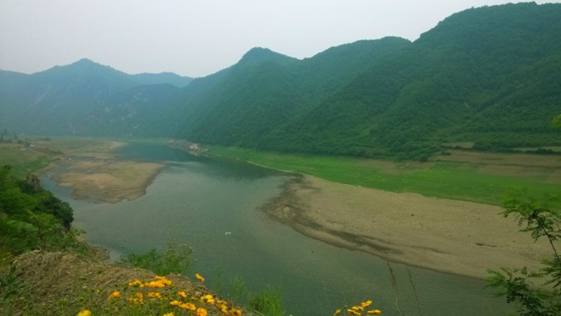 宽甸浑江沿河风景