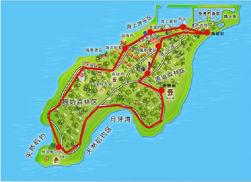 湾舟岛,蓝色的乐曲轻轻唱_茂名森林公园游记_途牛