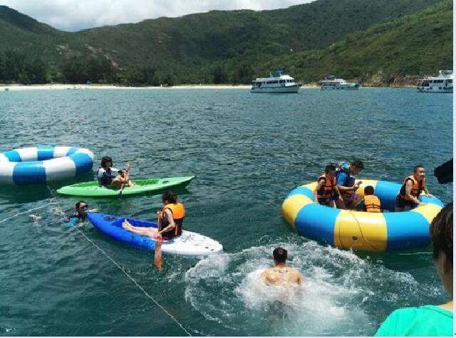 2016香港租游艇去西贡--心中的马代