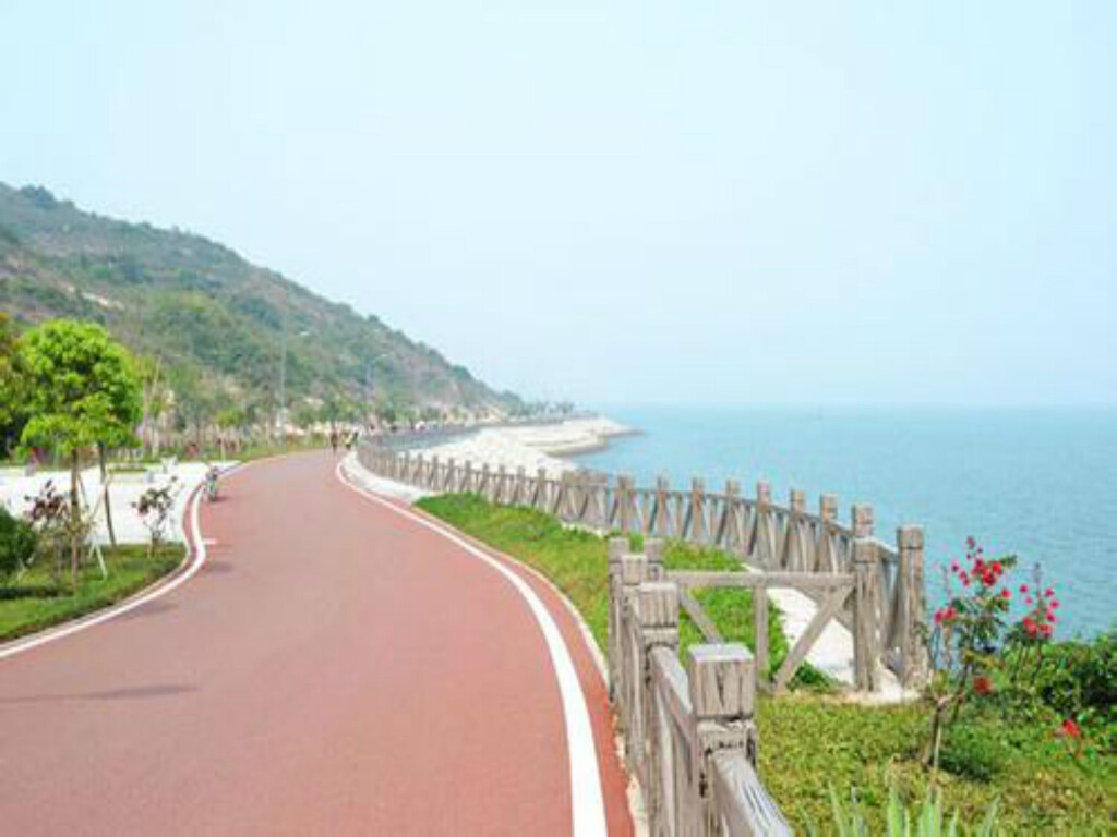  惠州惠东2日游>碧海湾漂流,环海绿道单车,水上乐园,双月湾观景台