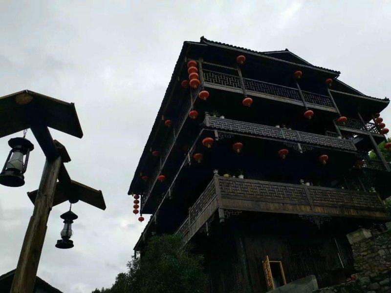 酉阳龚滩古镇观景楼