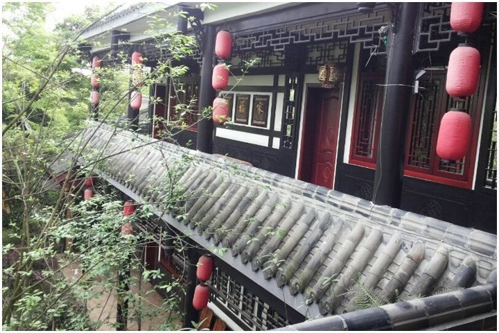 崇州市街子古镇桂花园
