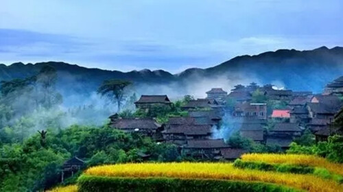 三江风雨桥-湖南通道万山-芋头侗寨-恭城书院-三江