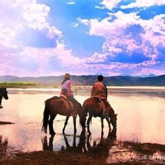 拉市海骑马 景点模块