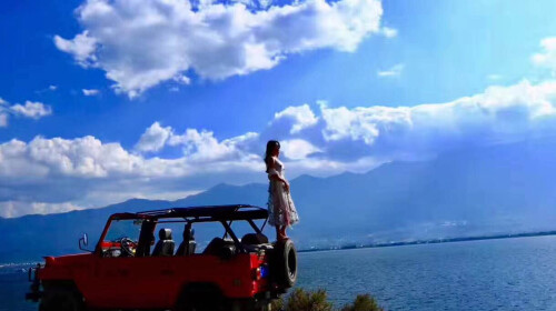 大理-洱海1日游 毕业季,360度环洱海旅拍,敞篷