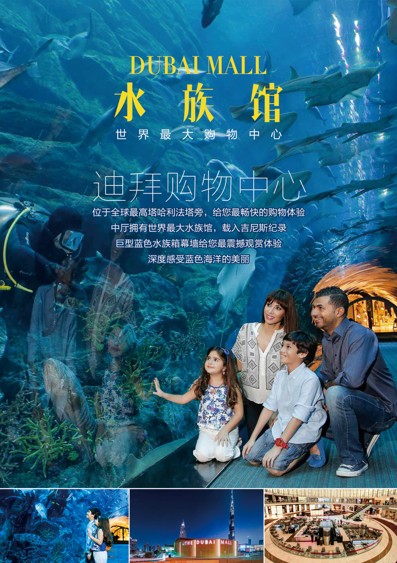 迪拜 阿布扎比 香港6日游>游水族馆和水下动物园,安排迪拜,香港各1天