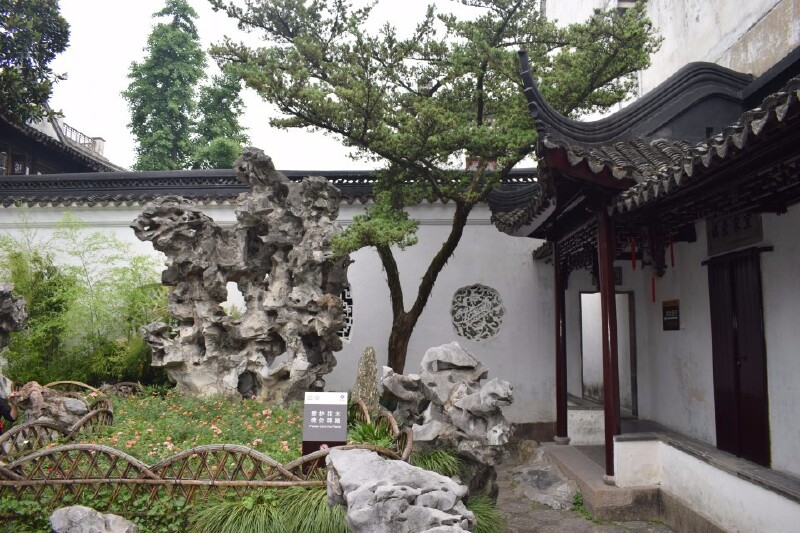 但是苏州博物馆九点开门,所以我就去了狮子林