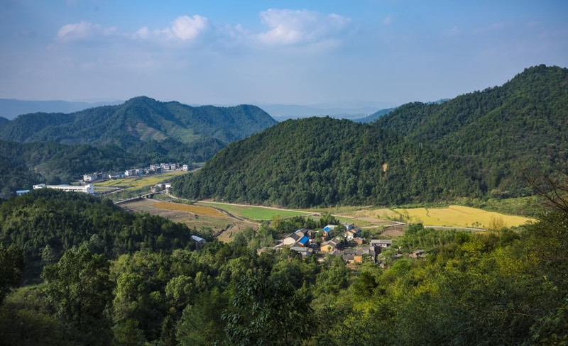 古朴的村庄,美丽的风景