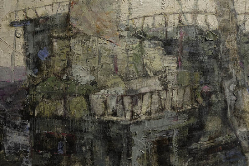 了24件中国美术馆多年馆藏的历届全国美展,青年美展的中青年获奖作品