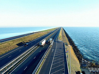 出境游 欧洲旅游 法国旅游 荷兰羊角村 拦海大坝 前往荷兰近代的围海