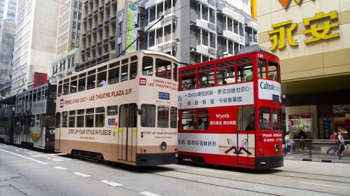 香港1日游 深度体验天星小轮、叮叮车、维港夜