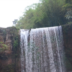 贵州赤水四洞沟飞蛙崖瀑布_2198