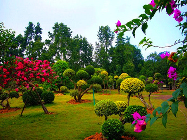 西双版纳热带花卉园位于云南西双版纳州府景洪市城区的云南省热带