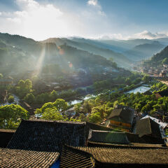 贵州黔东南雷山西江千户苗寨