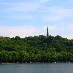 杭州西湖保俶塔远眺_18563