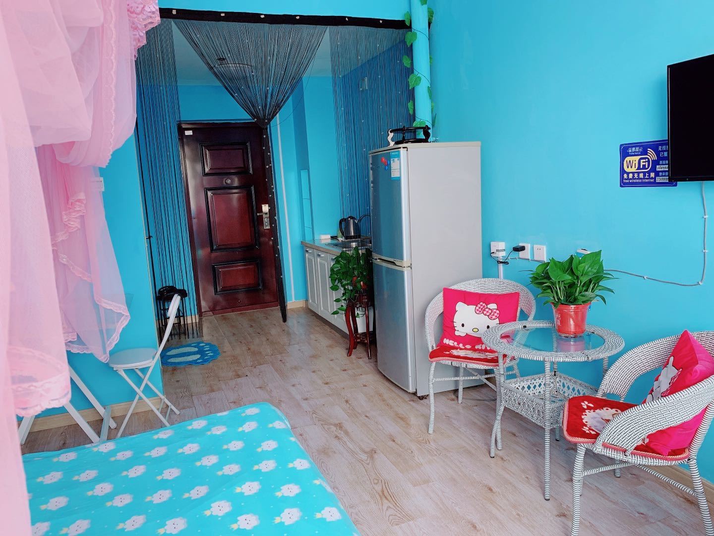 ins小清新大床房