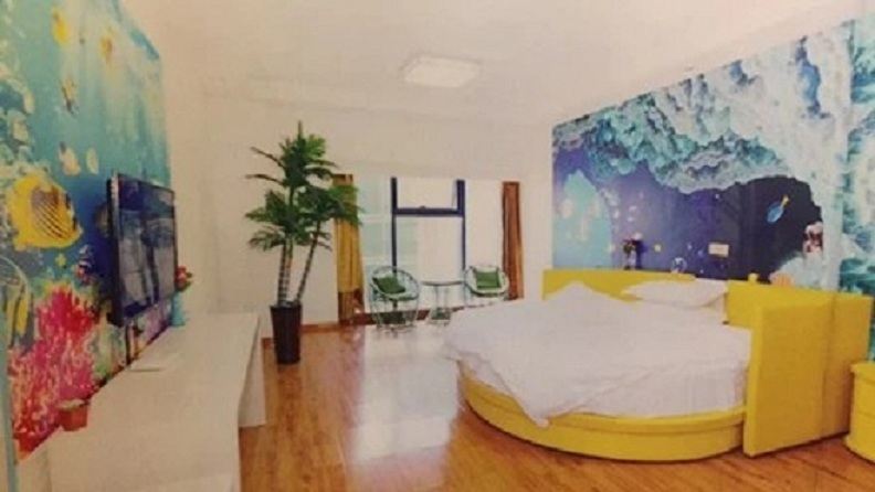 主题圆床房
