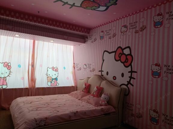 hellokitty主题大床房