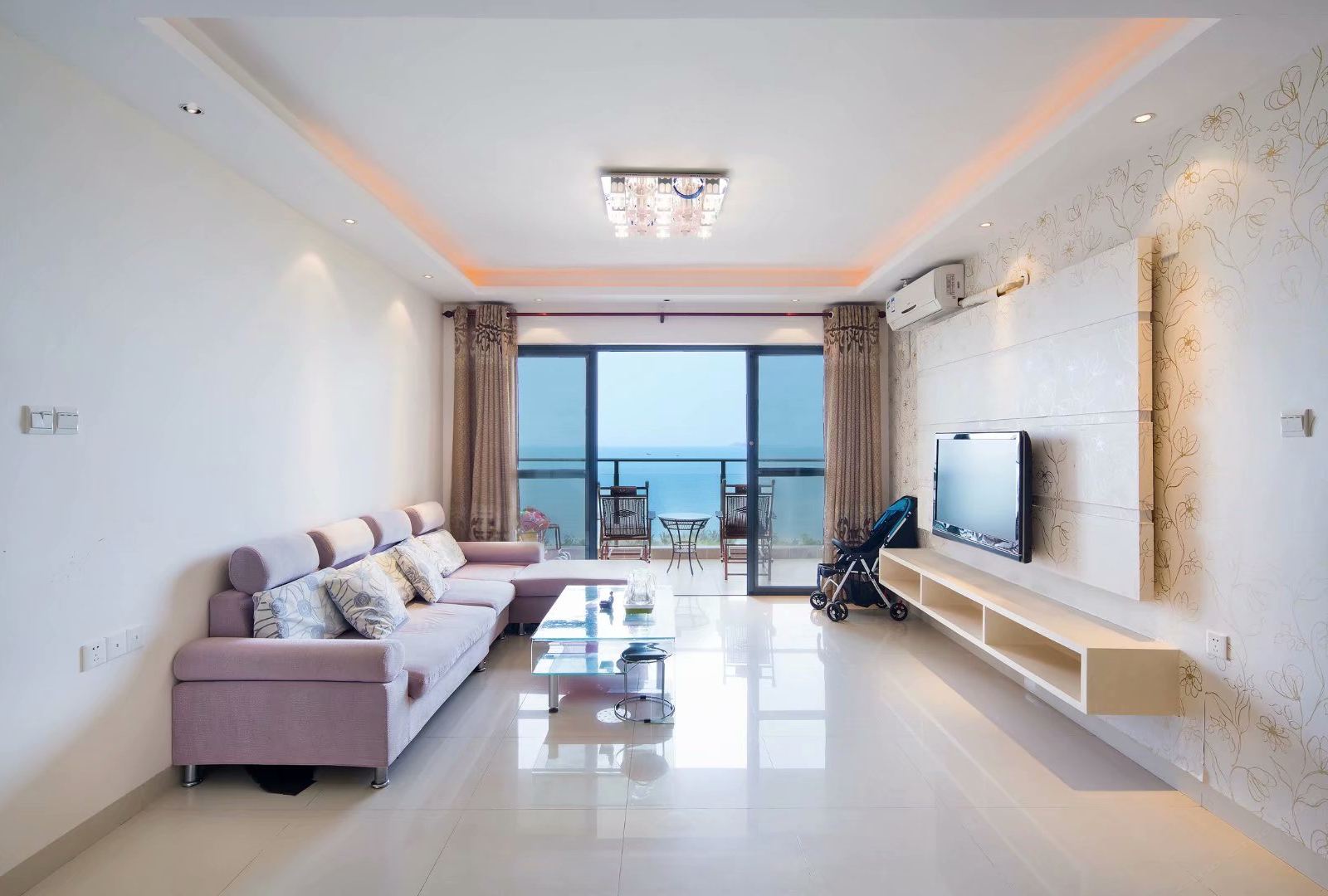 零压睡眠正海景两房一厅