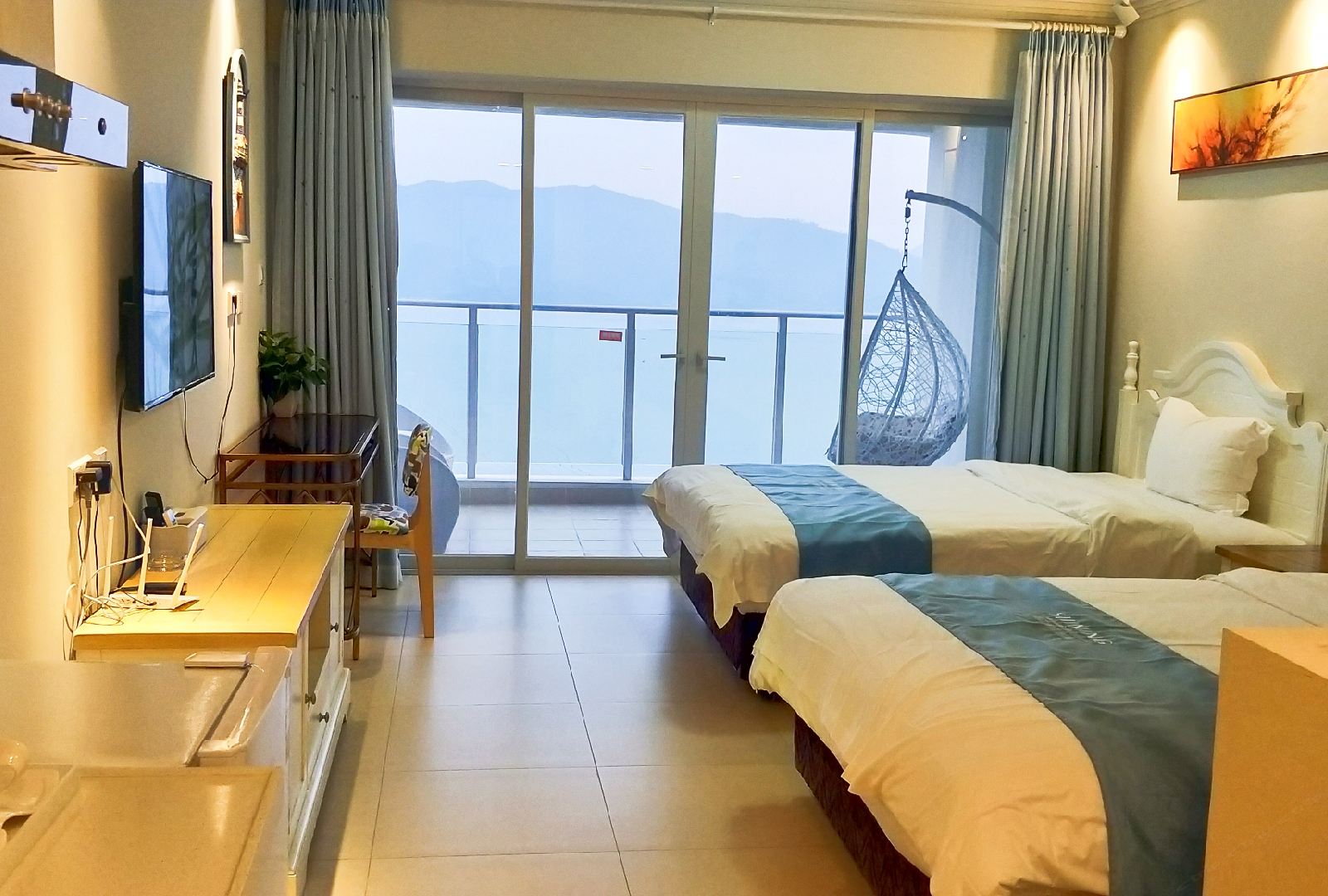 豪华海景双床房