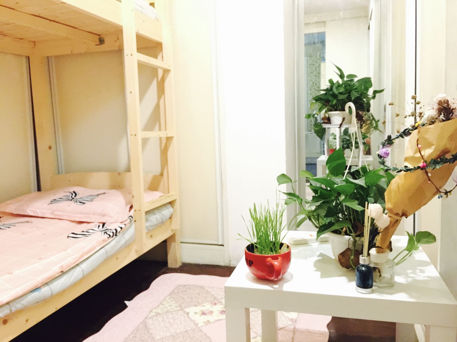 秘密花园女生双人房床位房
