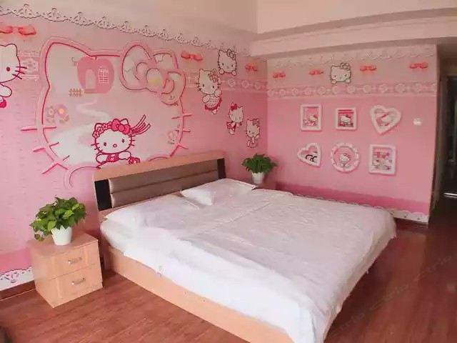 Hello kitty主题大床房
