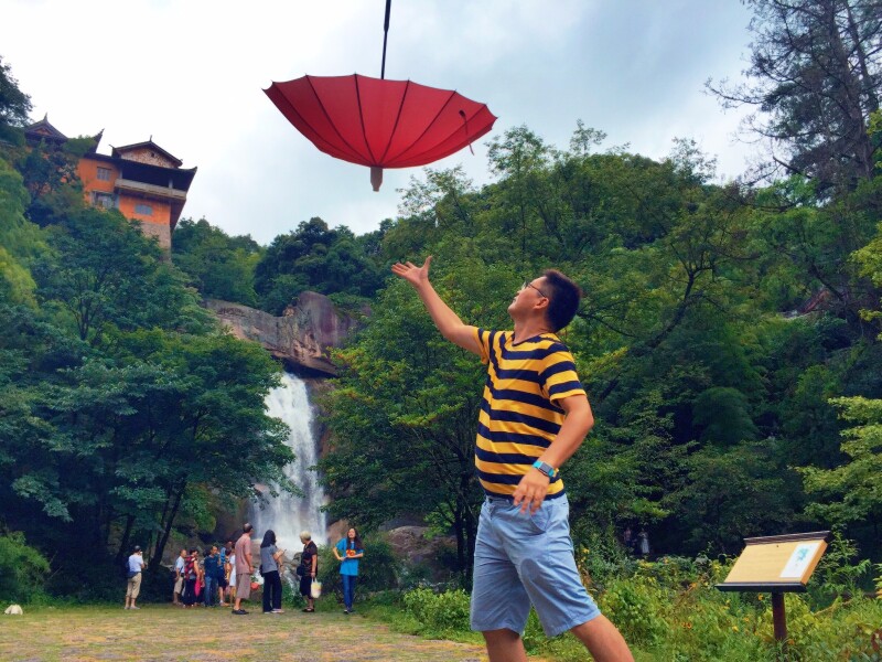 台州天台石梁飞瀑          