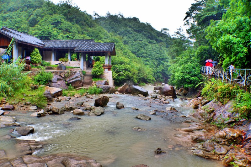 台州天台石梁飞瀑          