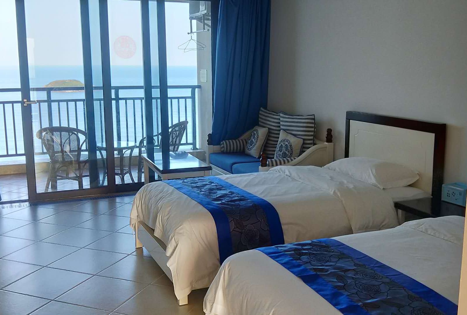 高级海景双床房