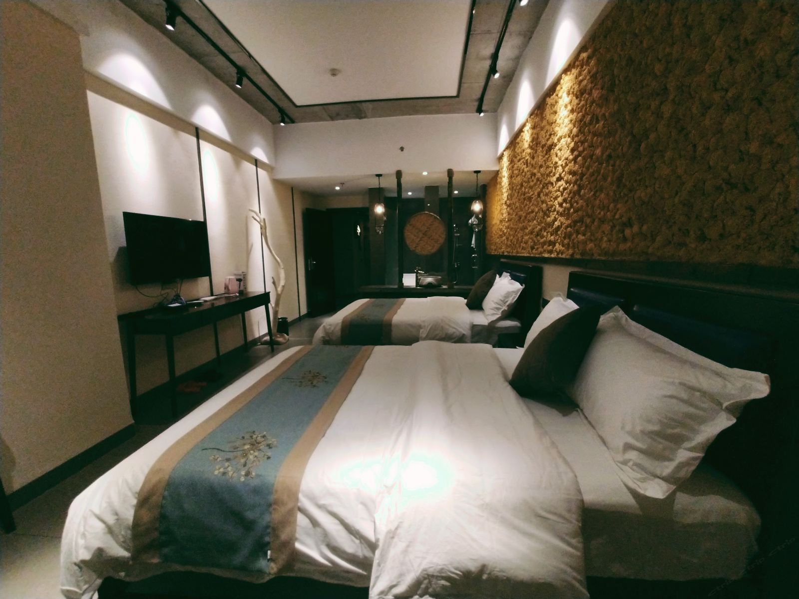 渔港日出海景双床房