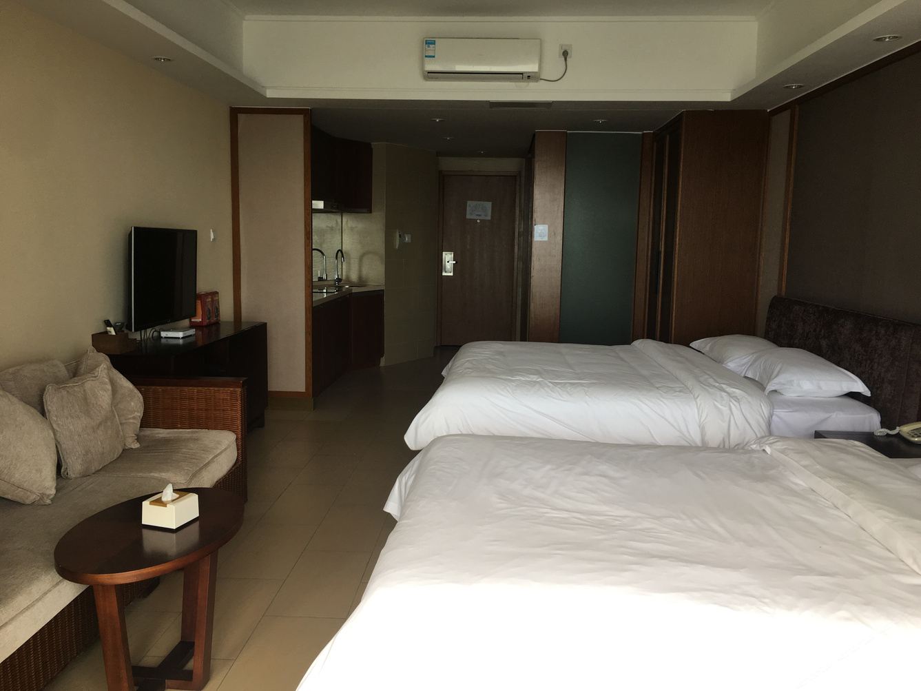 海景一室二床房