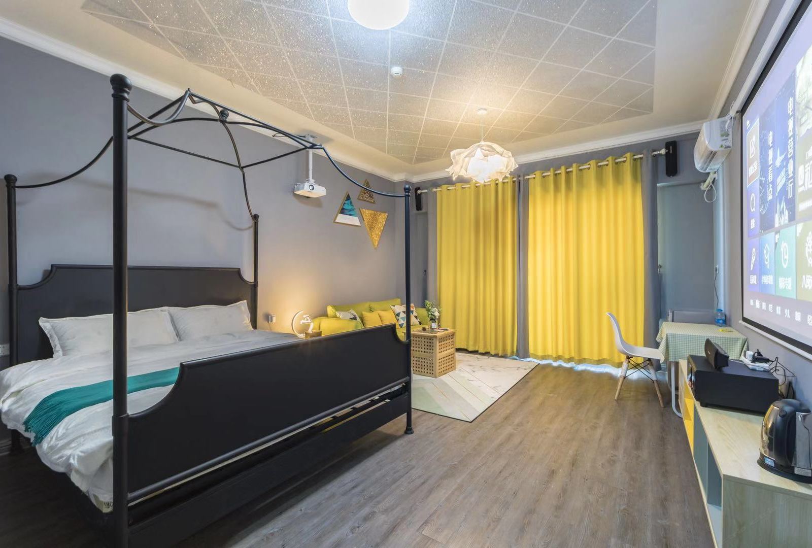 欧式投影大床房