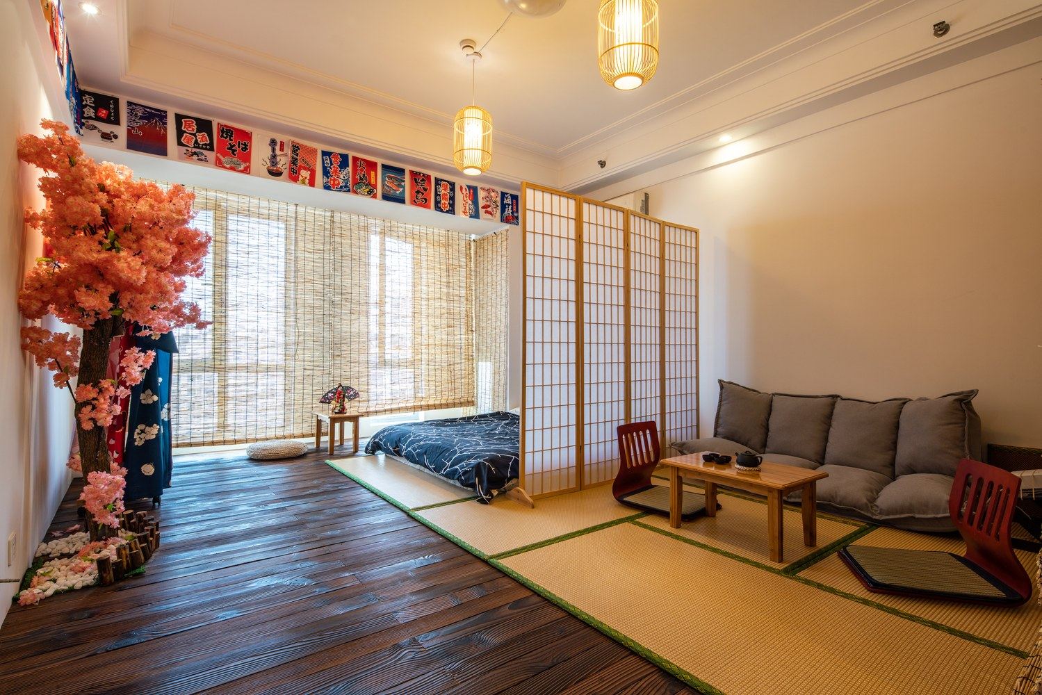 樱花一室二床房